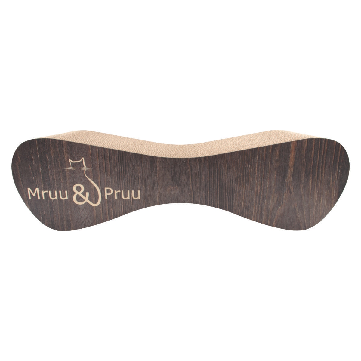 Levně Drapak Hnědý Mruu&Pruu Mimi Velký kartonový škrabák