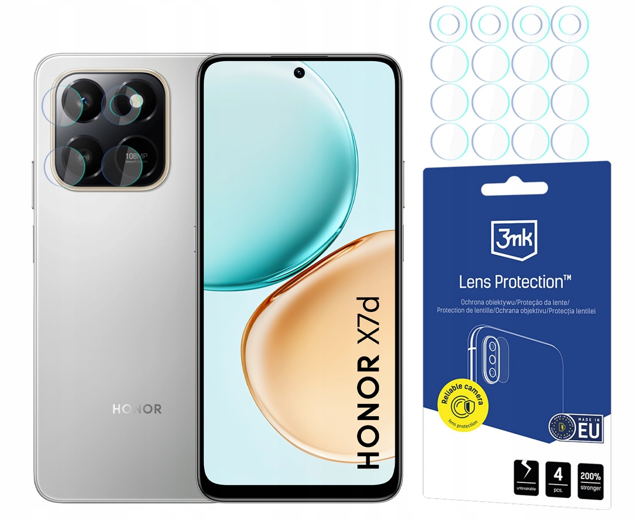 3MK Sklo na objektiv Lens pro Honor X7D 4ks