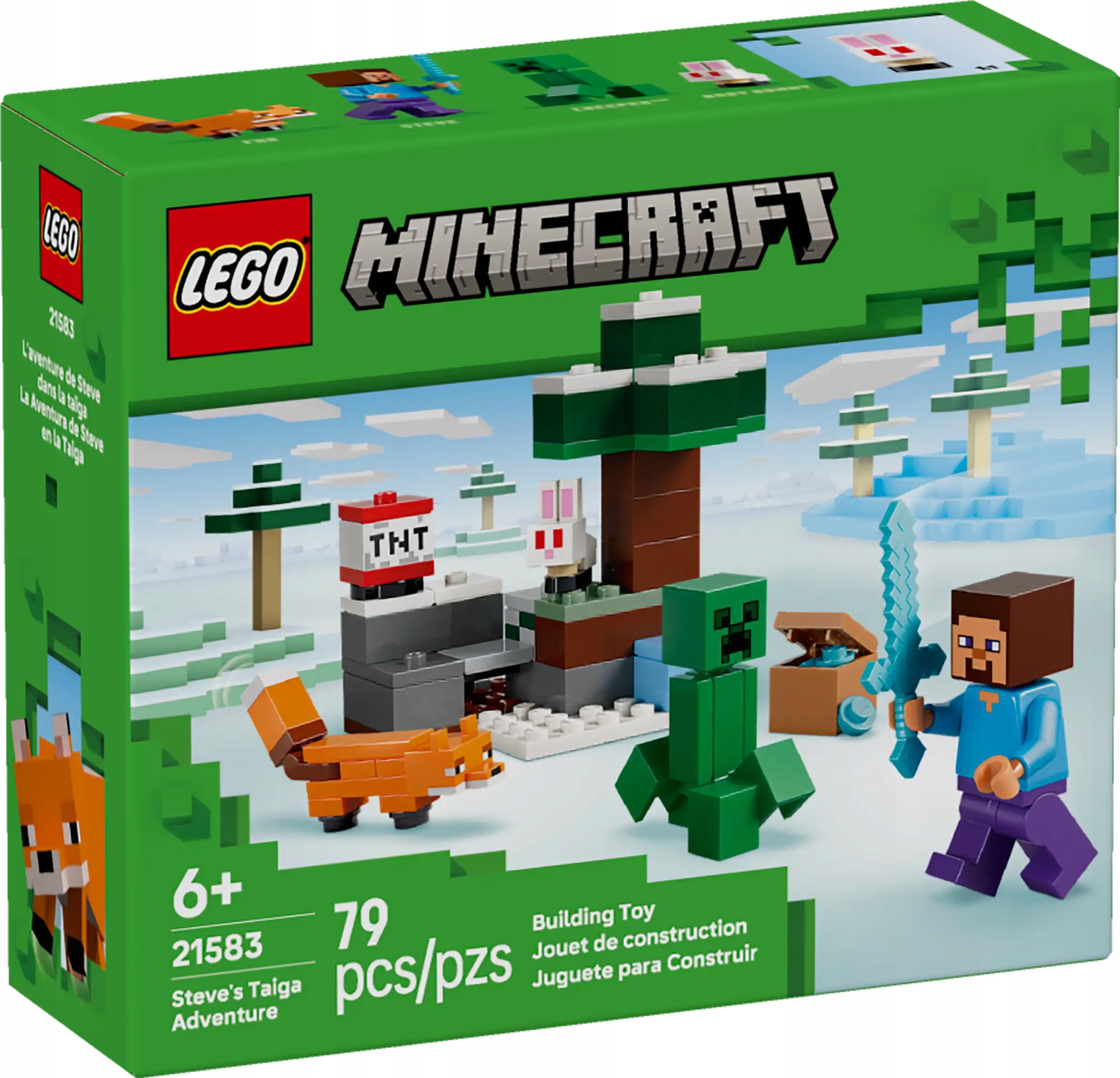 LEGO MINECRAFT 21583 PRZYGODA STEVE'A W TAJDZE