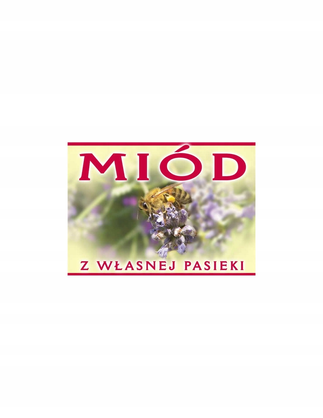 

Tablica reklamowa sprzedaż miodu 60x42cm F301