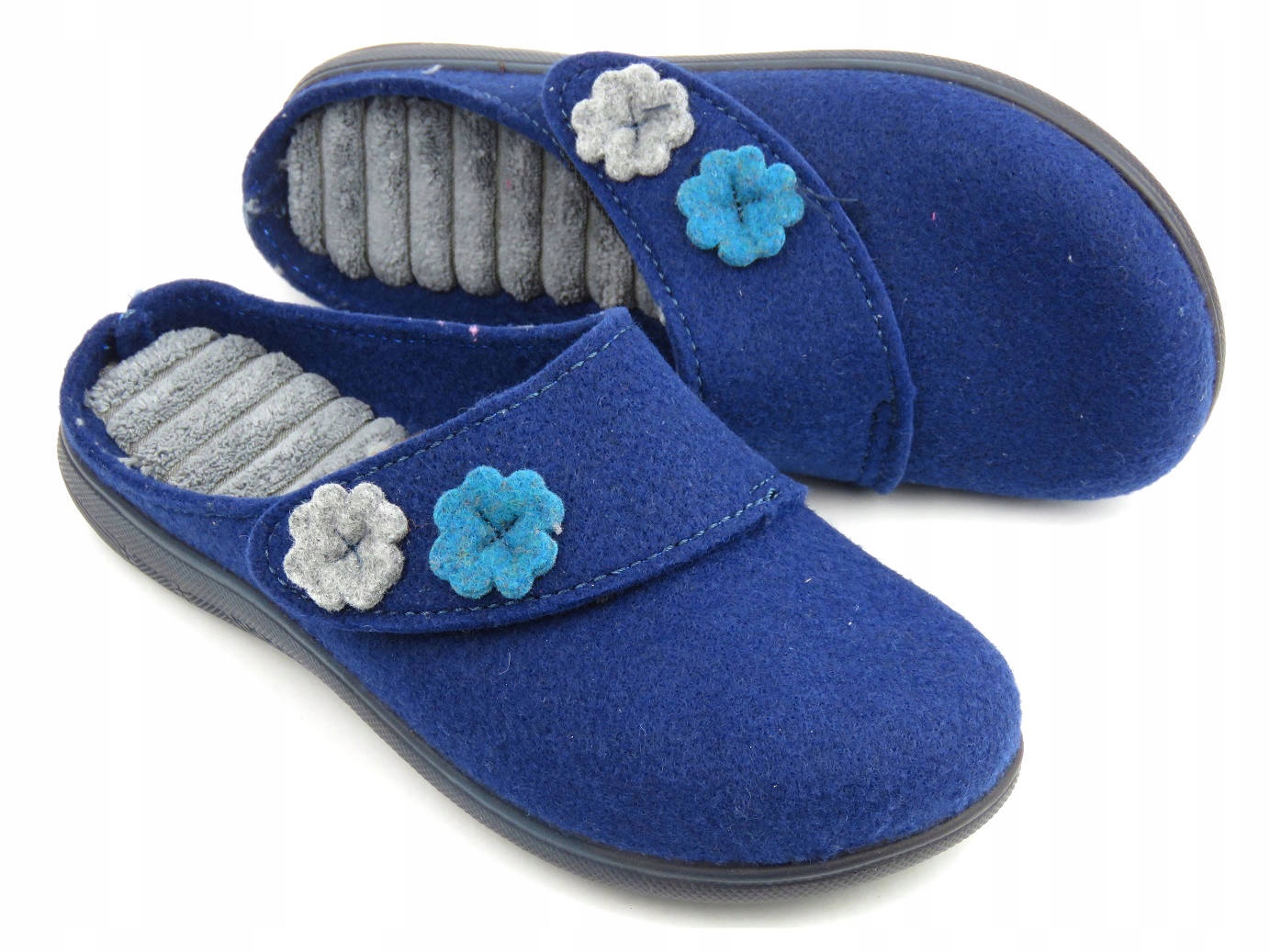 

Kapcie Damskie Inblu 4017 Filcowe Miękkie Bambosze