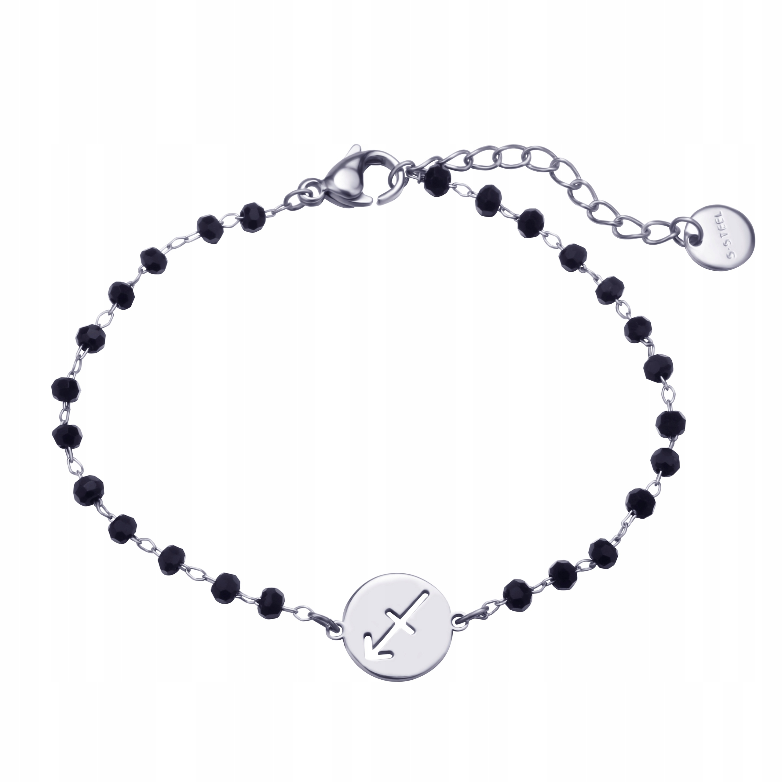 

Bransoletka Srebrna Stal Chirurgiczna Strzelec