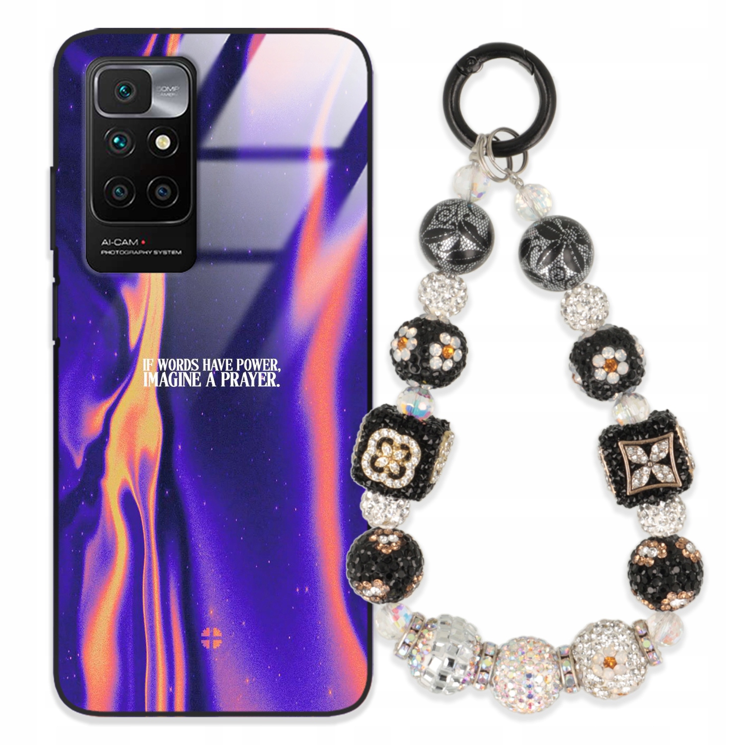 Puzdro Na Xiaomi Redmi Note 11 Glass Kľúčenka Štýlové Prémiové Puzdro