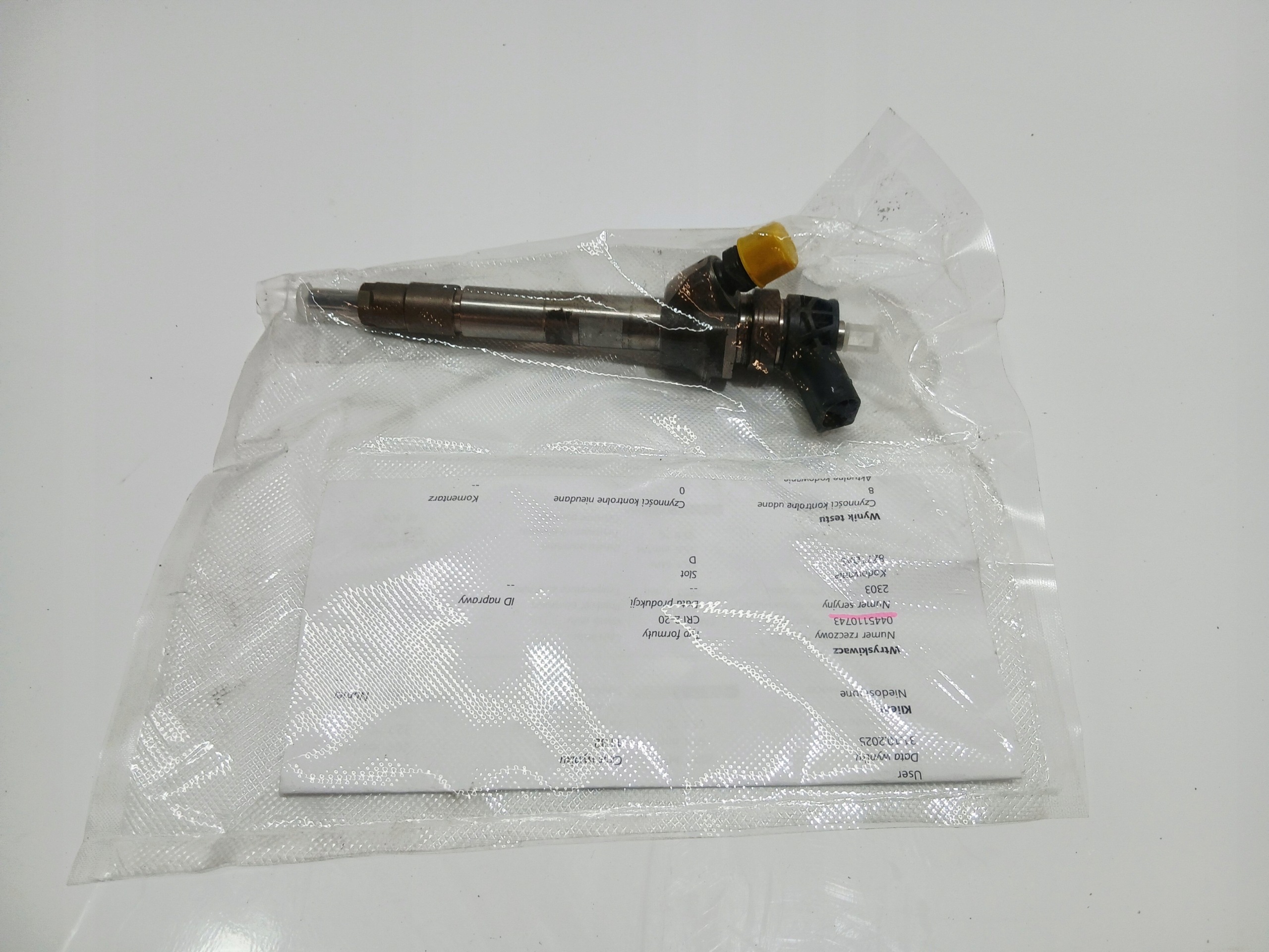 injector BMW F10 2.0 D 0445110743