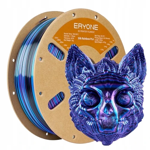 Eryone Pla Silk Triple-color Twisted Rainbow-Shadow 1kg