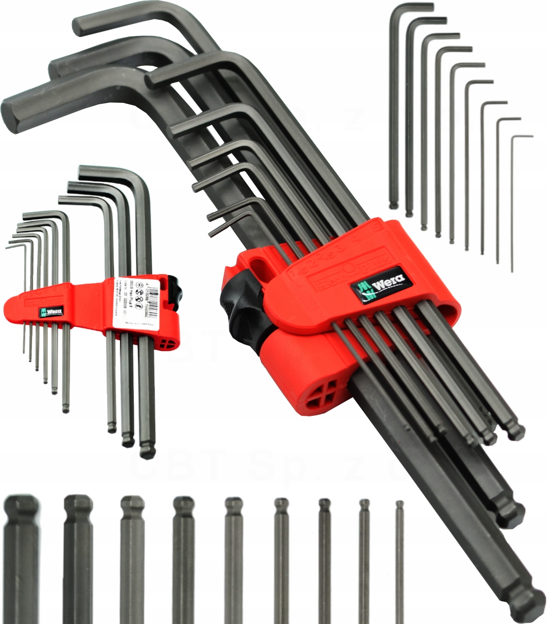

Zestaw imbusy długie z kulką 1,5-10mm Wera 022086