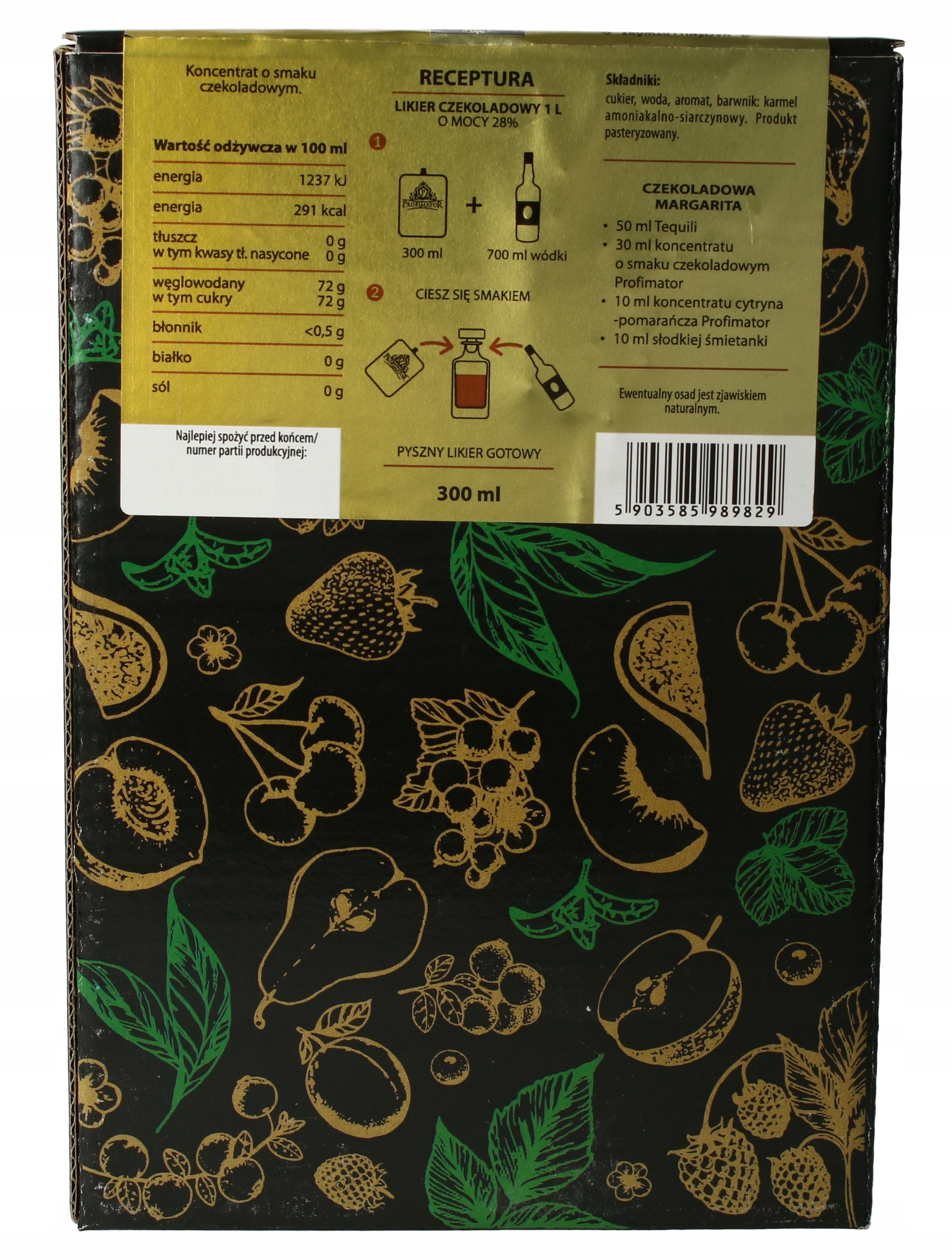 PROFIMATOR затирка шоколадный ликер 300ml / 1L Марка другие
