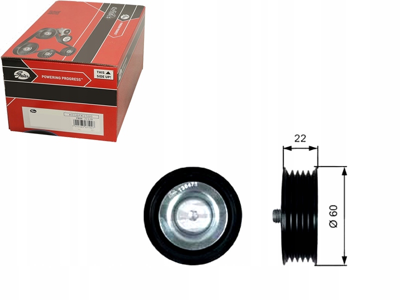 Rolka Napínáku Gates Nezbytnost řidiče #37