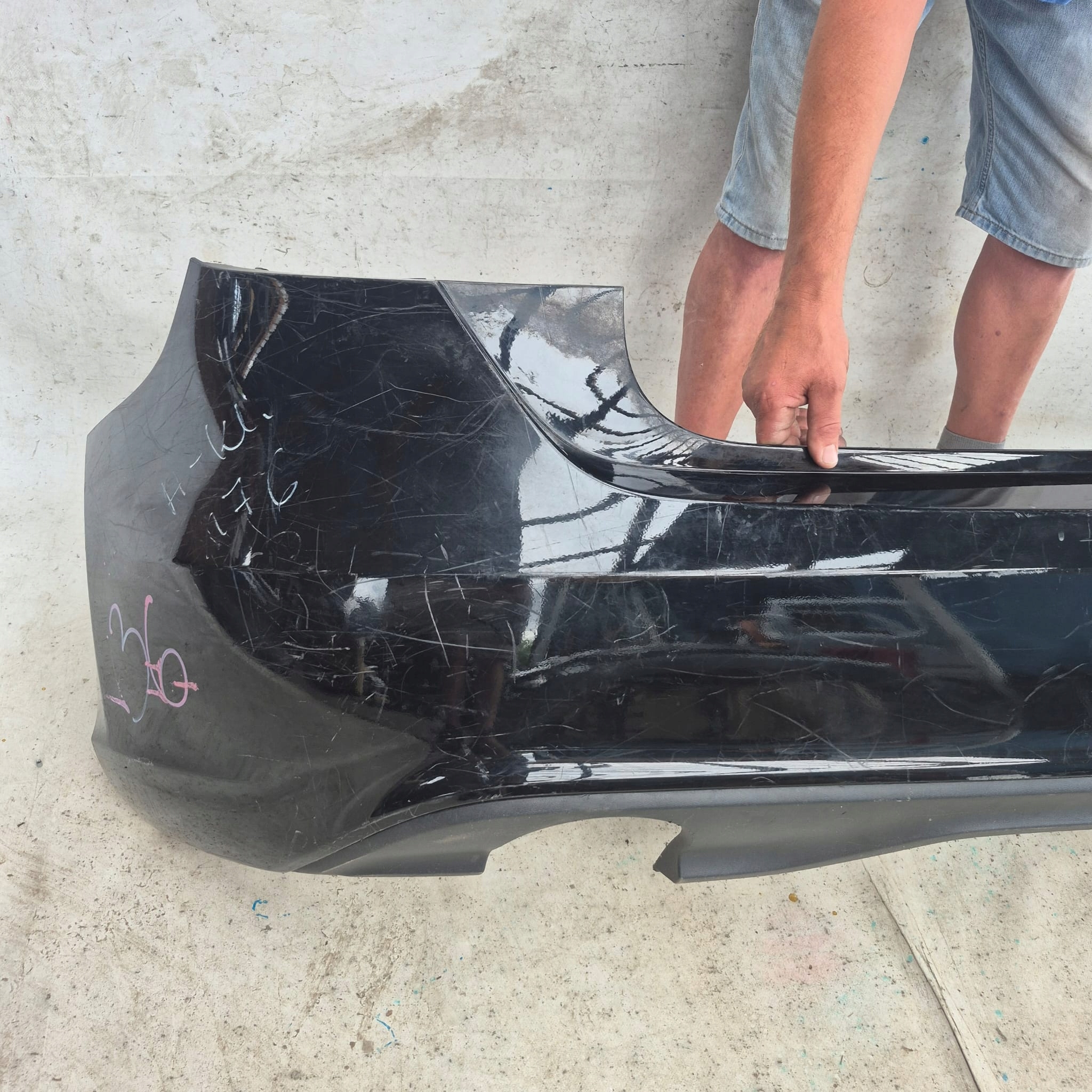 MERCEDES A-KLASA W176 12- bumper rear part rear