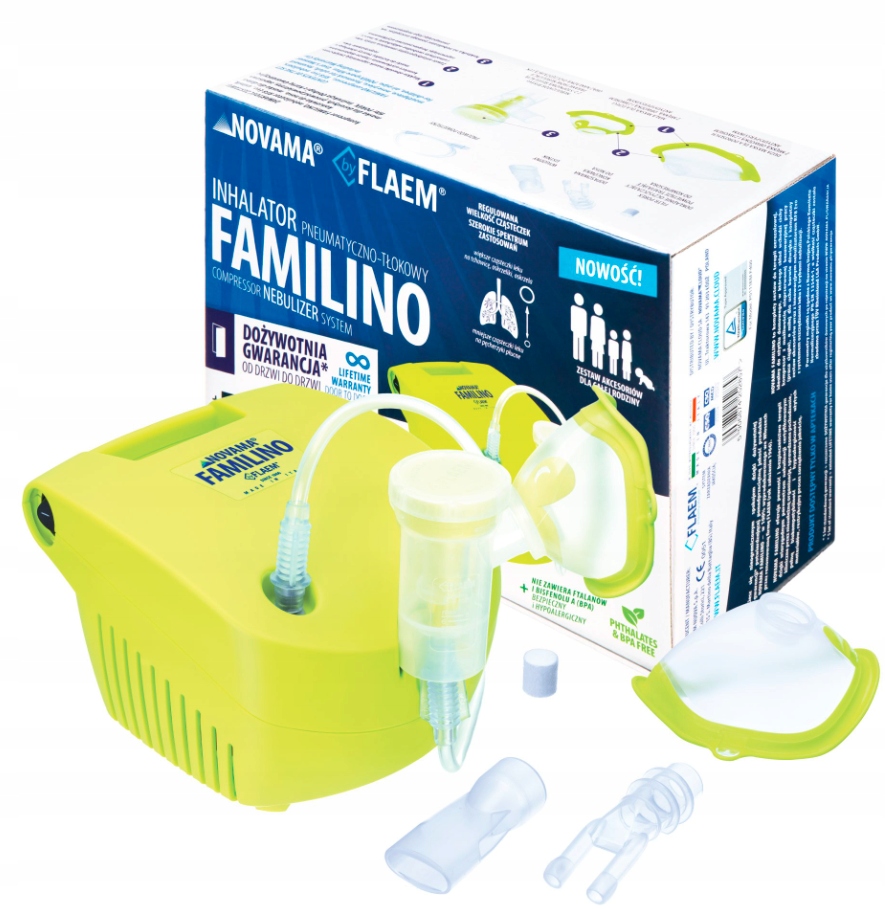 

Inhalator tłokowy Familino Flaem Novama