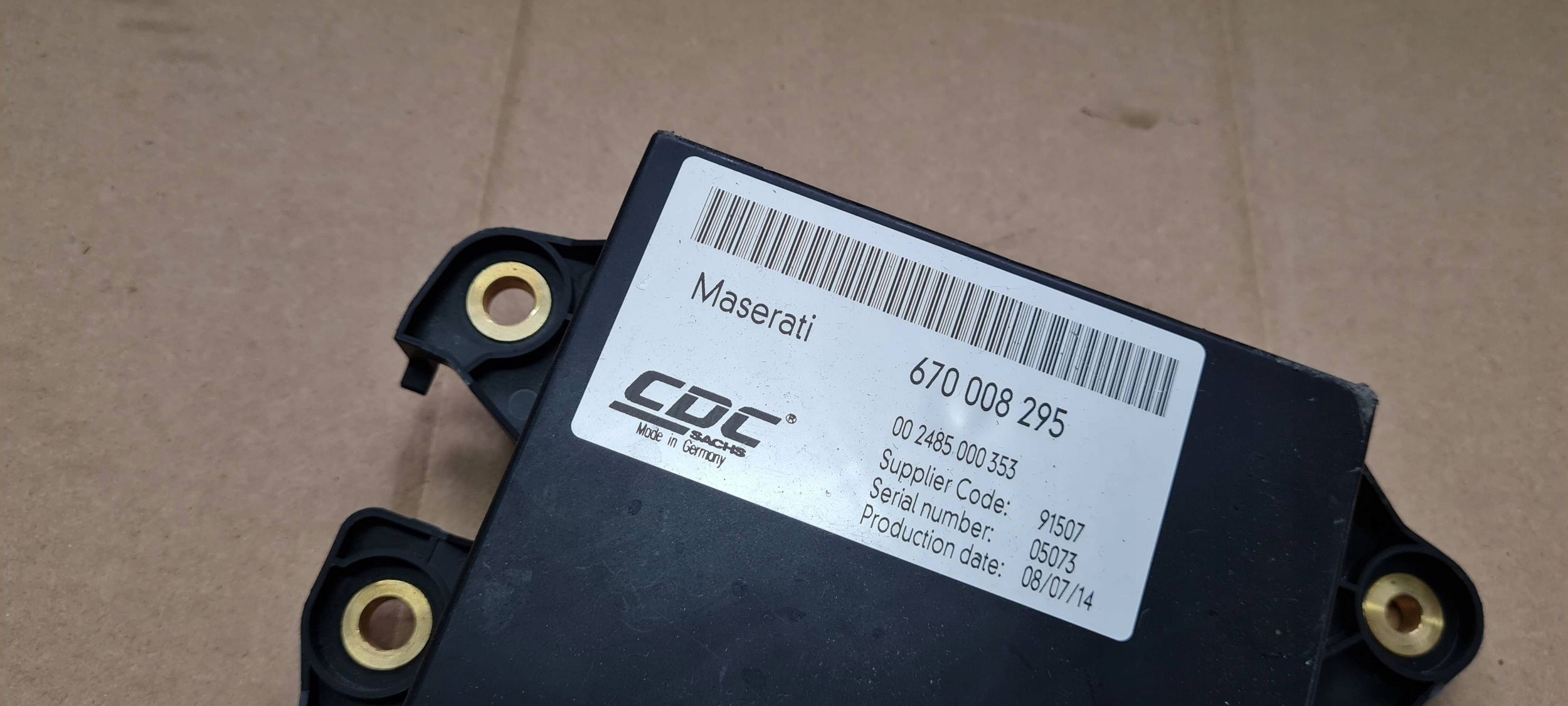 Maserati Quattroporte VI module control unit springing CDC 670008288