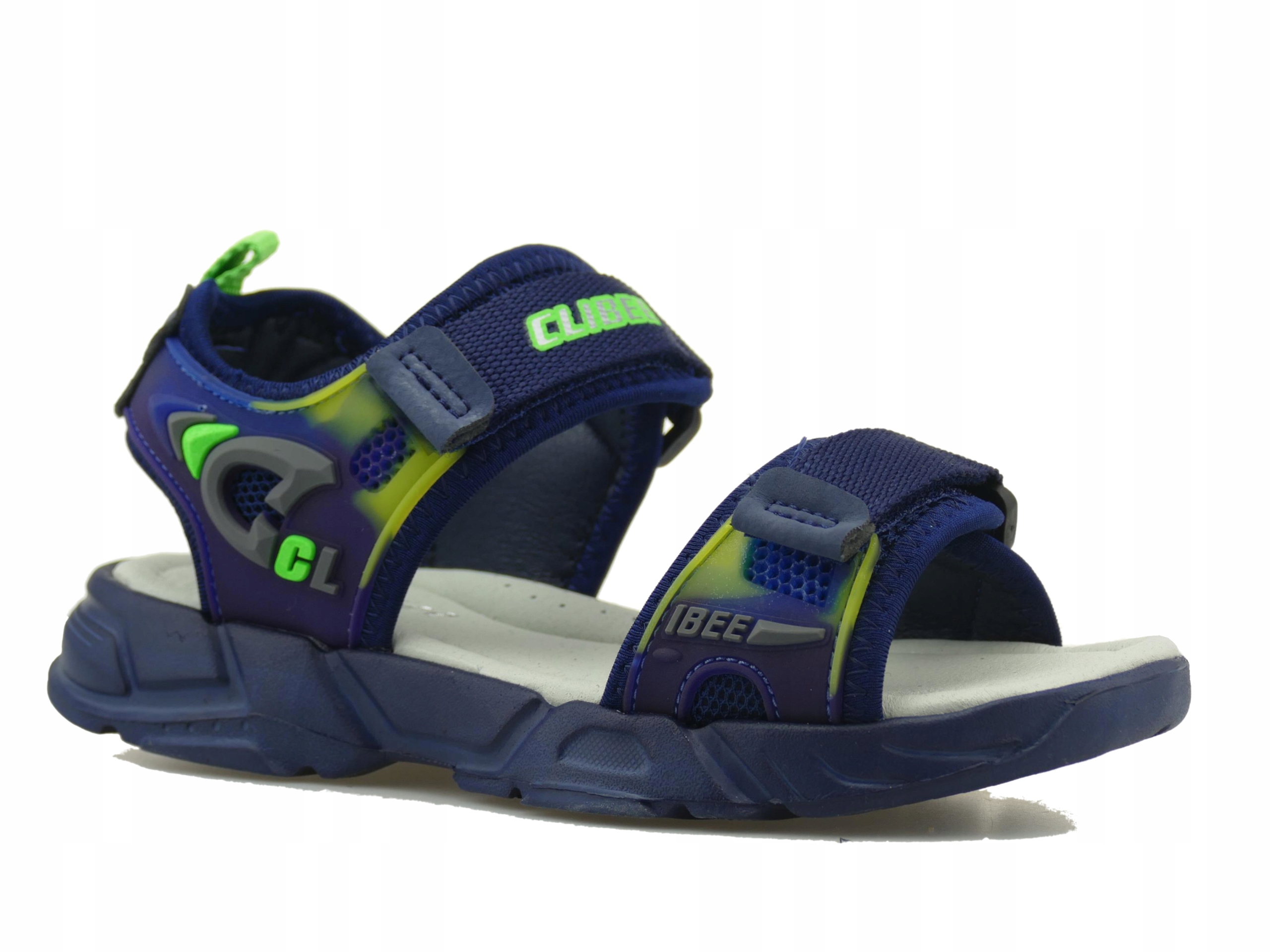 SANDAŁY CHŁOPIĘCE BUTY DZIECIĘCE SPORTOWE SANDAŁKI NA RZEPY WKŁ.SKÓRA R. 33 Rozmiar 33