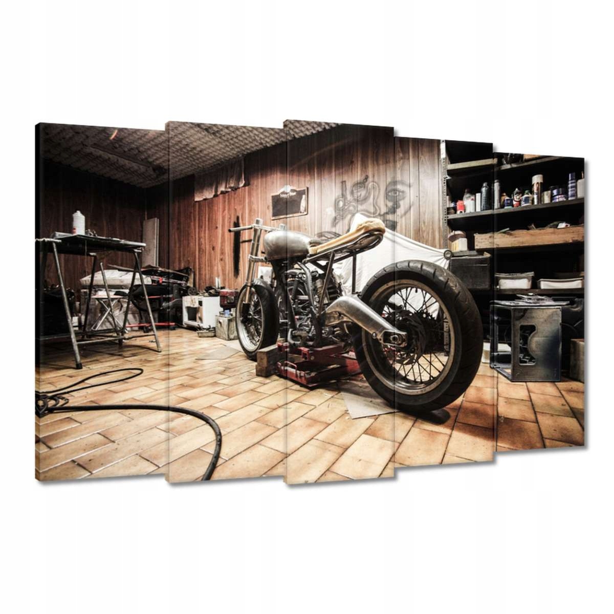 Obrazy 150x95 Renovace motocyklu