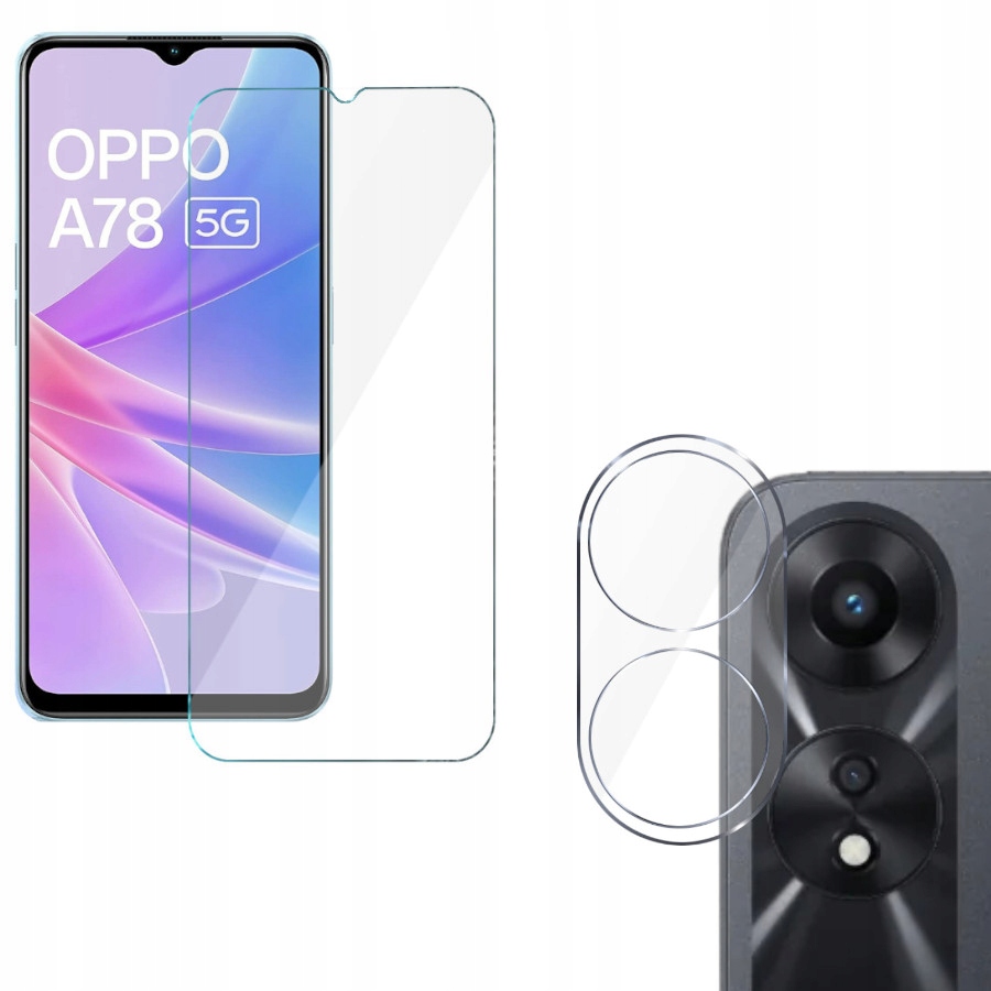 

Szkło 9H Szkło Na Aparat Do Oppo A78 5G