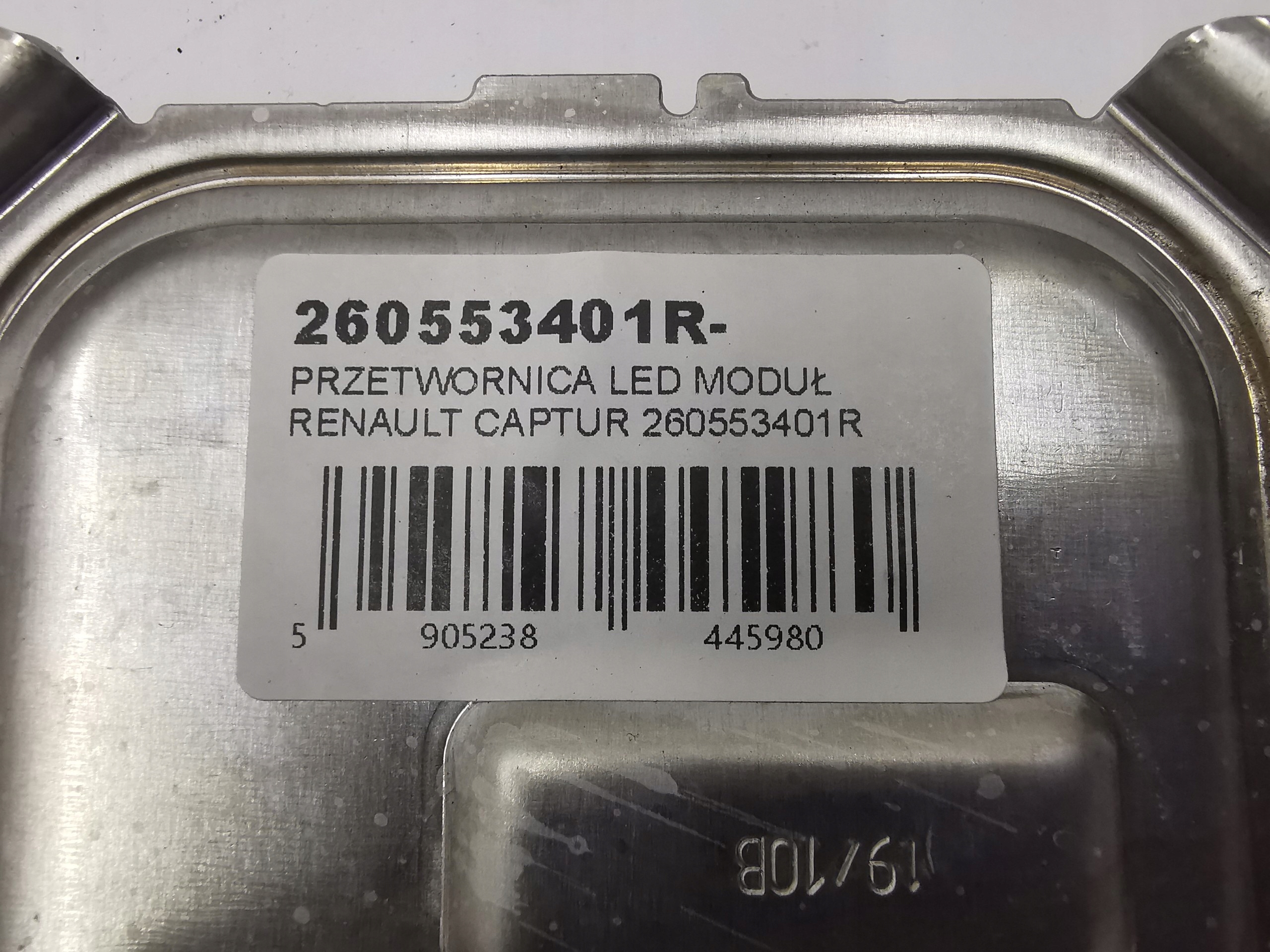 control unit LED module RENAULT CAPTUR 260553401R