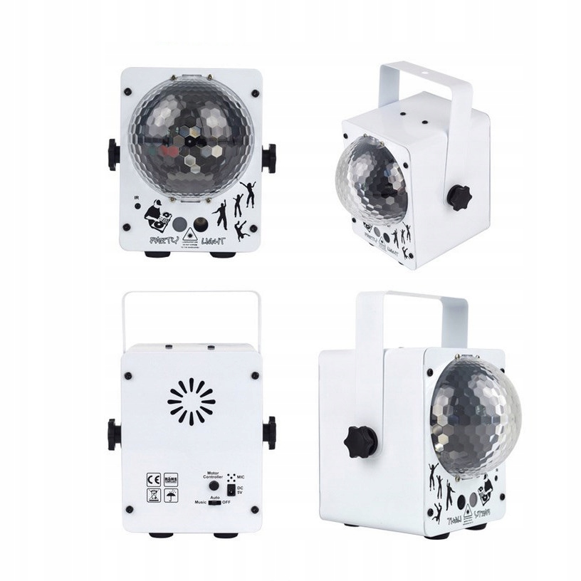 LASEROWY PROJEKTOR DYSKOTEKOWY RGB LED Kod producenta white