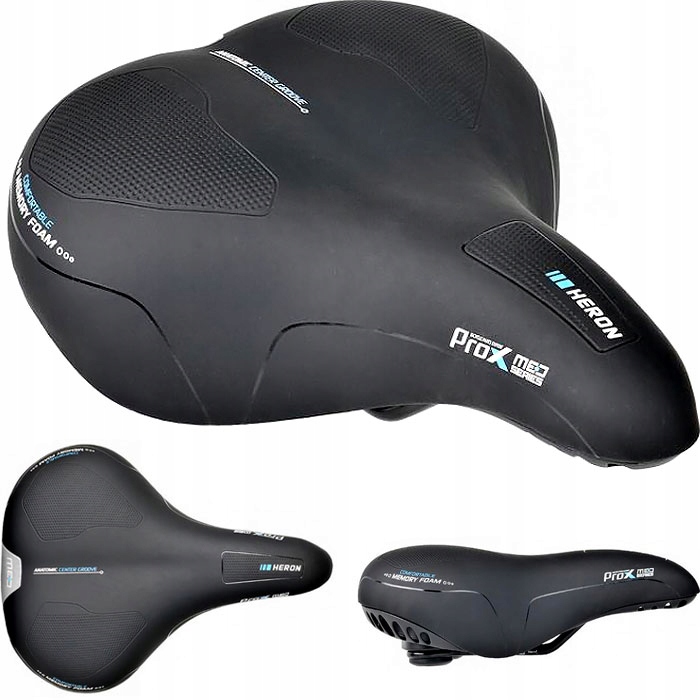 Siodełko Rowerowe ProX Medic MIĘKKIE Z ODBLASKAMI