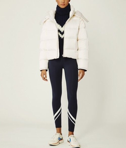 TORY BURCH PERFORMANCE SATIN DOWN Jacket Marka Tory Burch