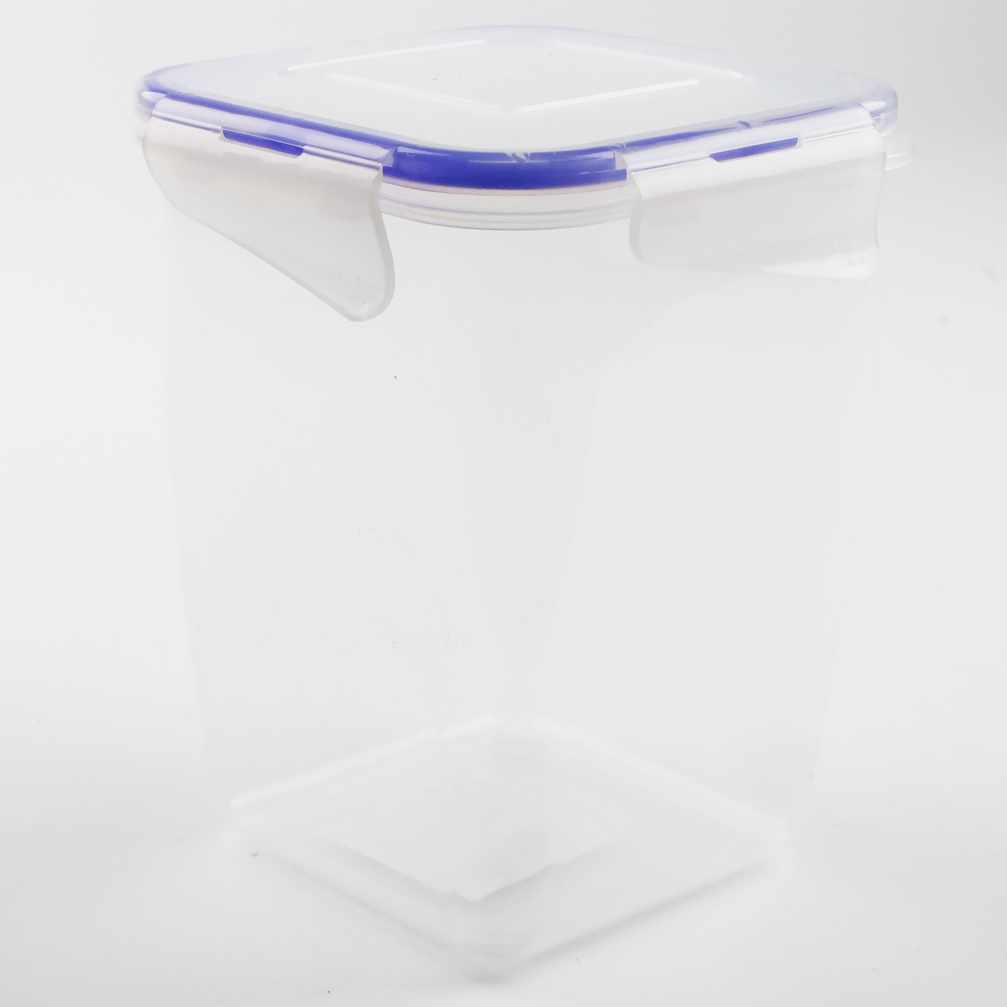 POJEMNIK NA ŻYWNOŚĆ 2L Z KLIPSAMI PRZEZROCZYSTY GŁĘBOKI NA KAWĘ HERBATĘ RYŻ