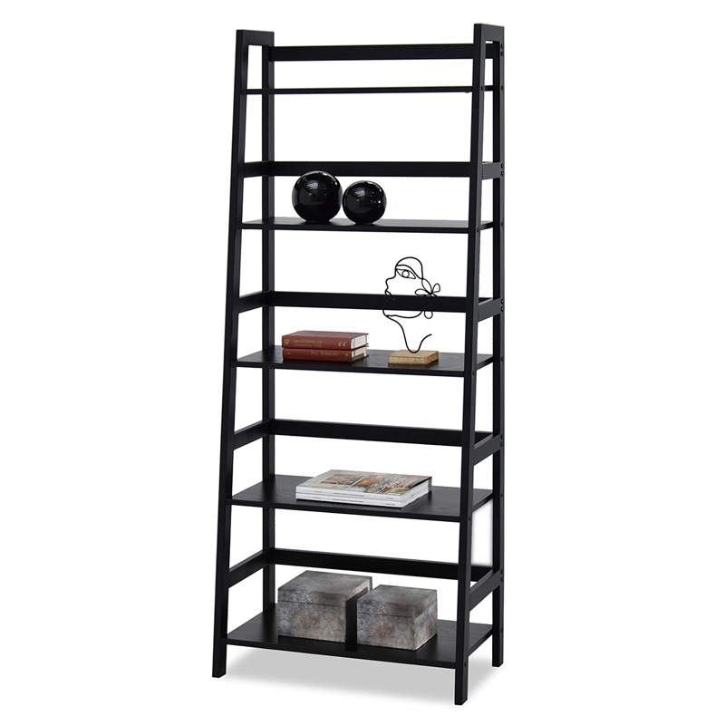 PRAKTYCZNY REGAŁ DRABINA DO PRACOWNI TOWER CZARNY