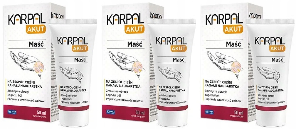 Karpal Akut Maść Na Zespół Cieśni Nadgarstka 50ml