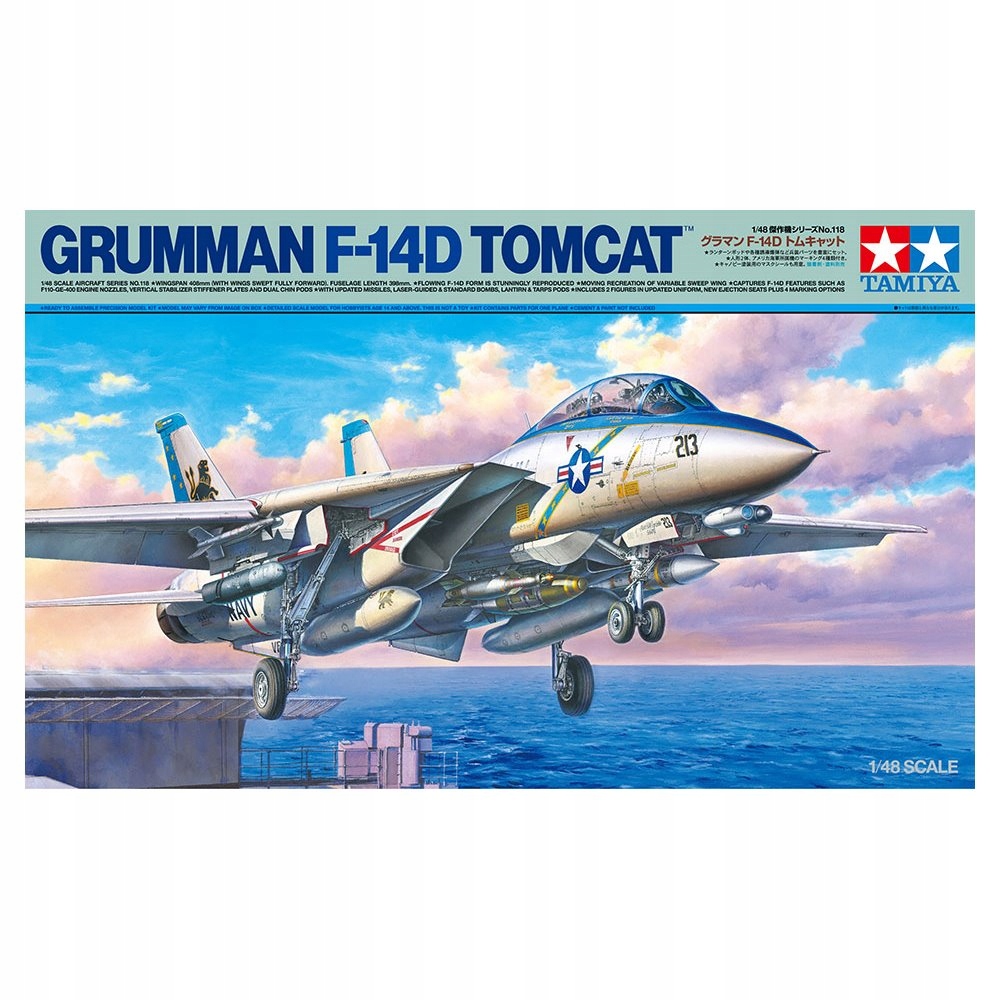 Grumman F-14D Tomcat Tamiya 61118 měřítko 1/48