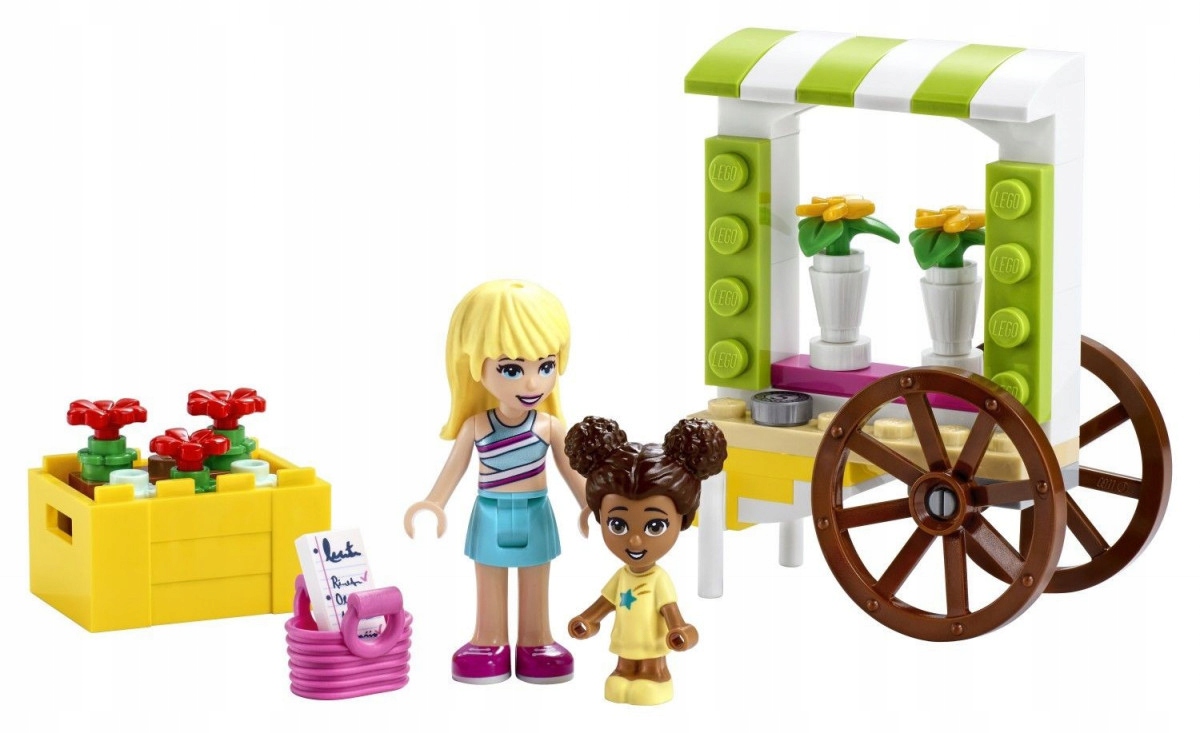 Klocki Lego Friends 30413 Wózek z kwiatami Micro Doll Liz & Stephanie