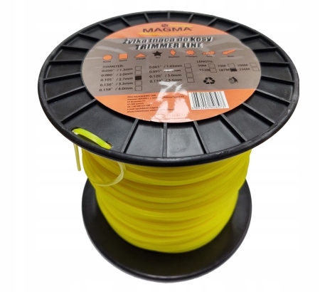 

Żyłka tnąca do kosy gwiazdka pięciokąt 187m 2,7mm