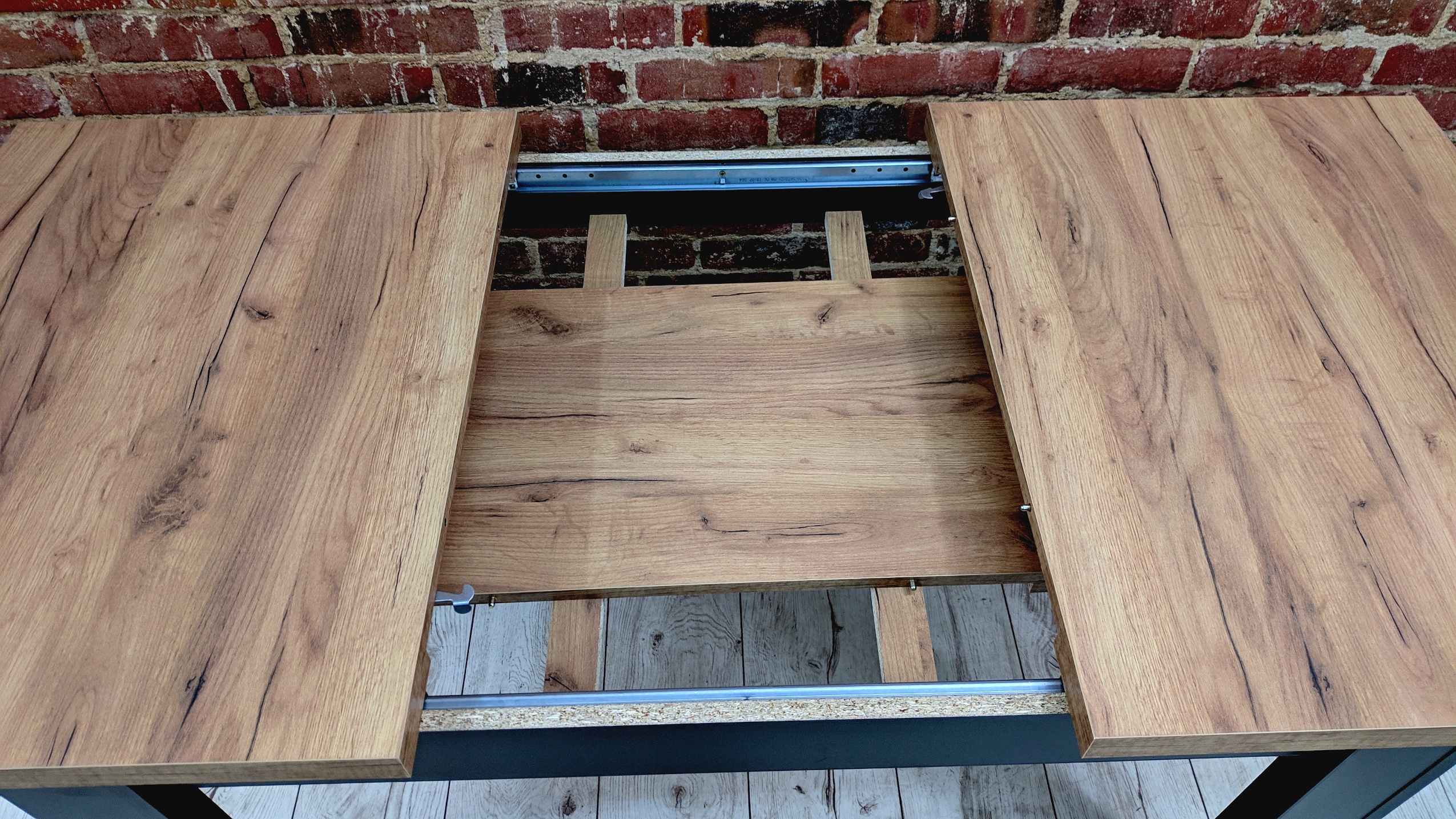 Zestaw stół rozkładany 70x120 + 4 krzesła salon Wysokość stołu 75 cm