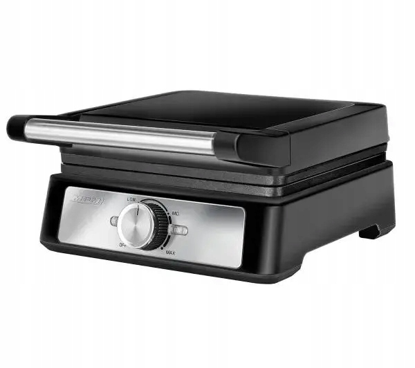 Gofrownica Mpm MGO-41/C 1600W 2 Prostokąty Regulacja temperatury Czarna