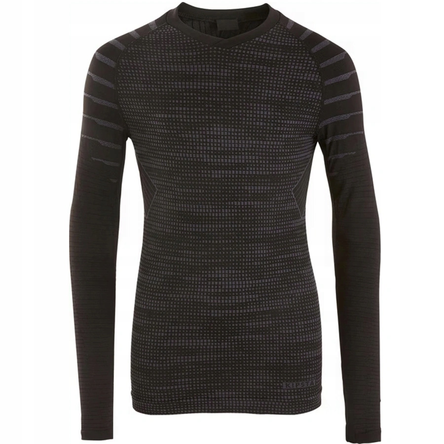 Dziecięca Koszulka Termoaktywna KIPSTA Czarna
