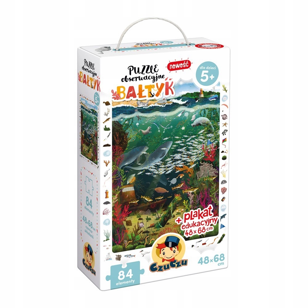 

CzuCzu Puzzle obserwacyjne Bałtyk 5+
