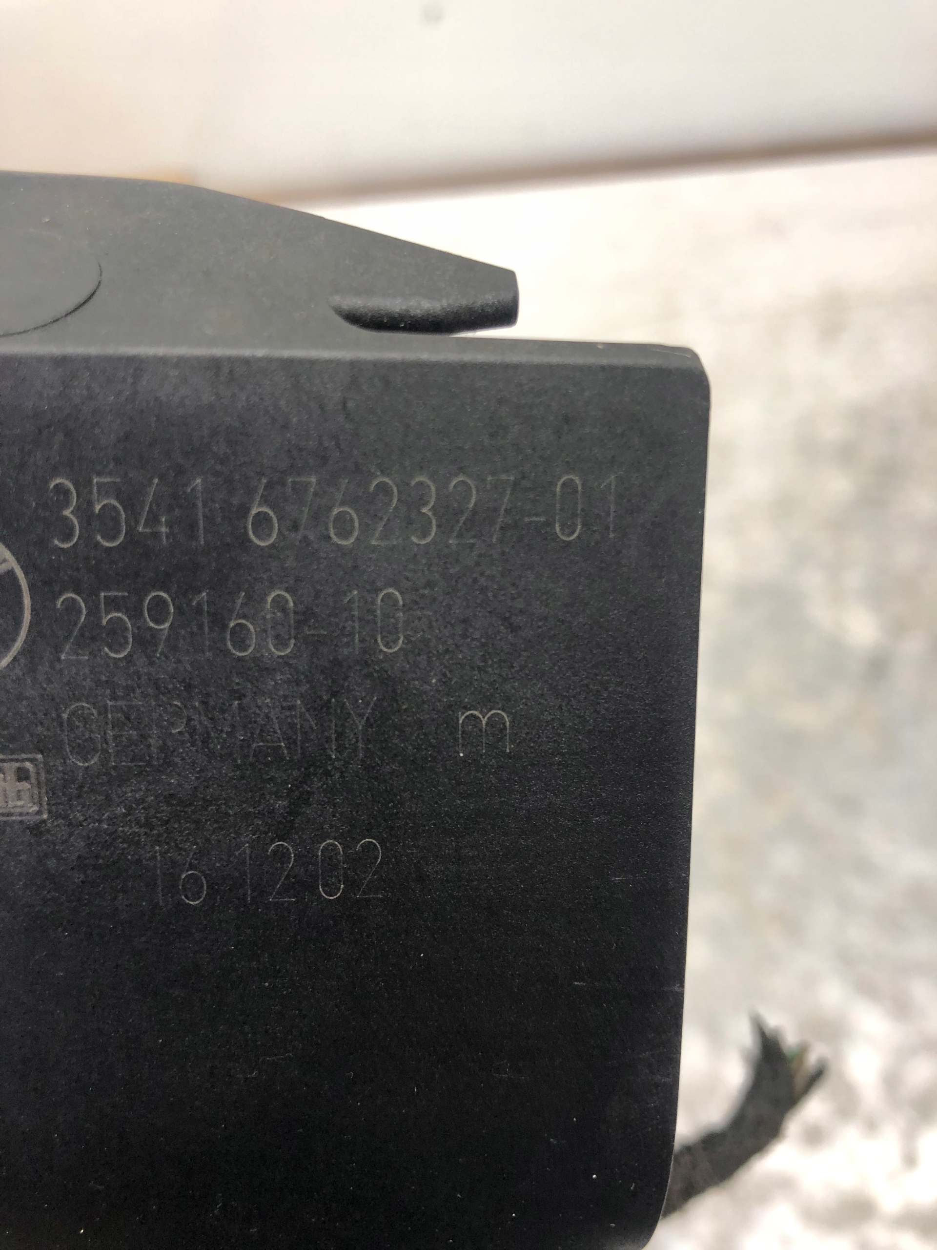 accelerator pedal potentiometer BMW Z4 6762327