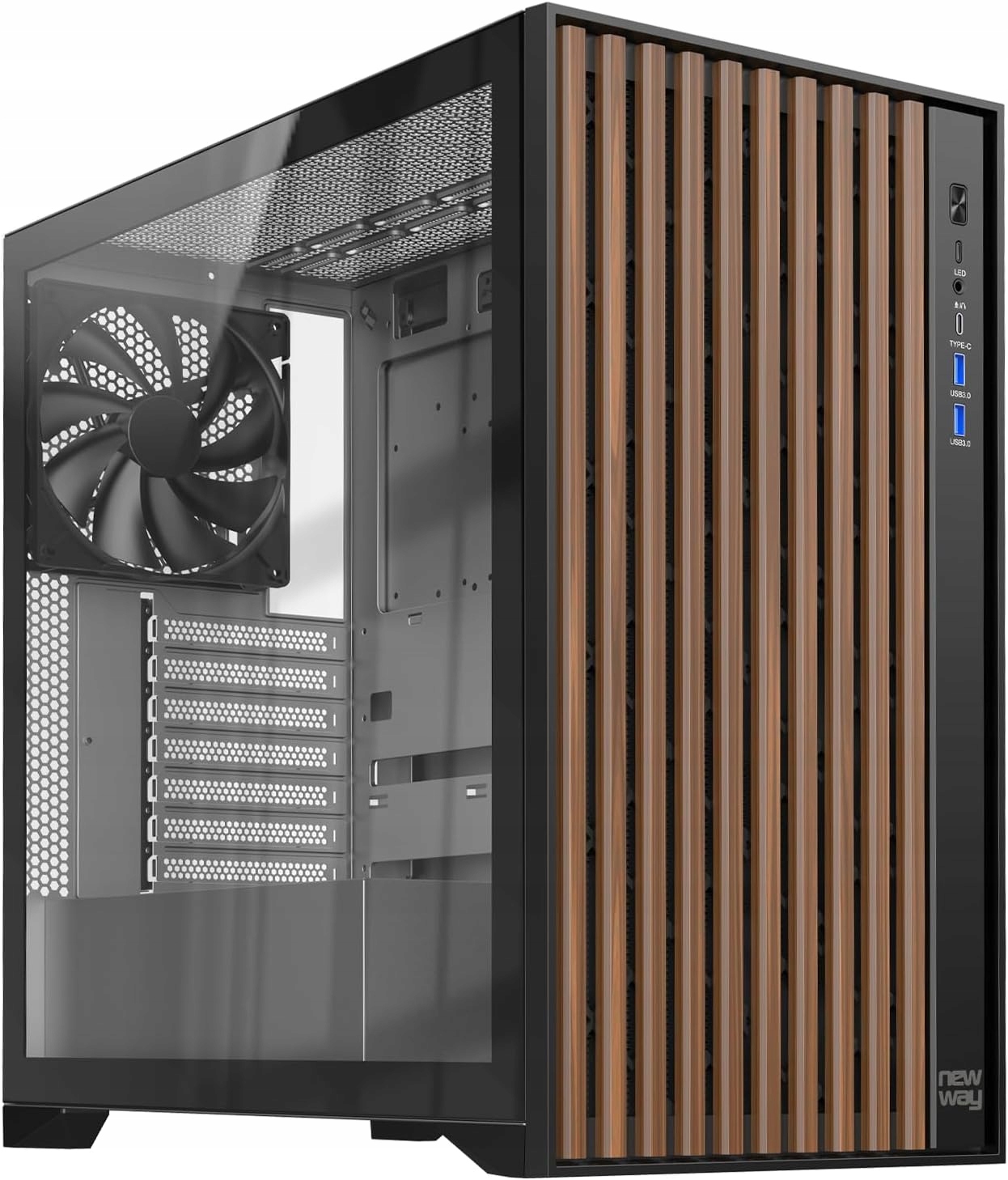 Obudowa Komputera Gamingowego Newway Wydajne Chłodzenie