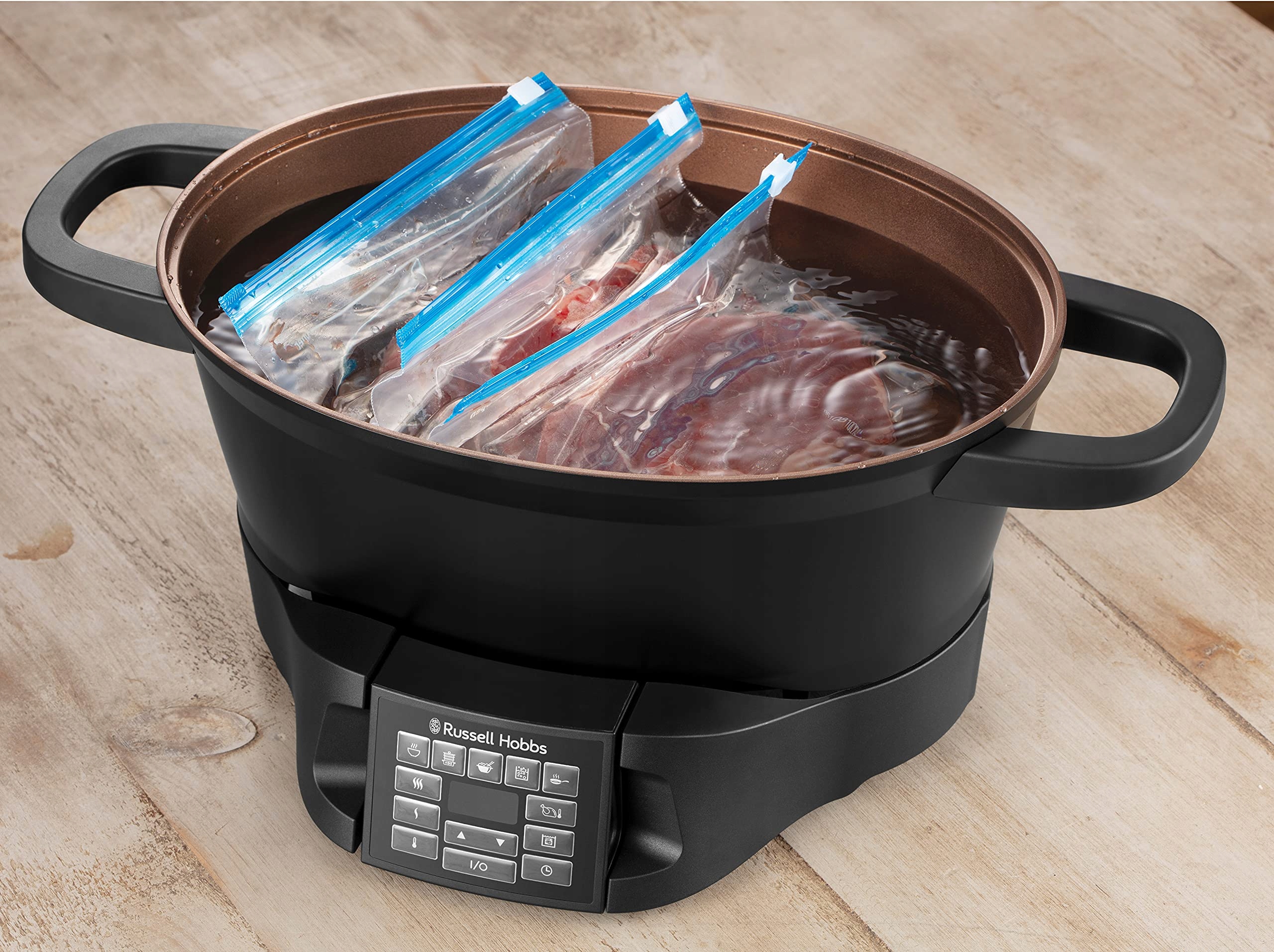 RUSSELL HOBBS Multicooker 6,5L 8 Funkcji Gotowania Wyświetlacz Cyfrowy — miniatura 5
