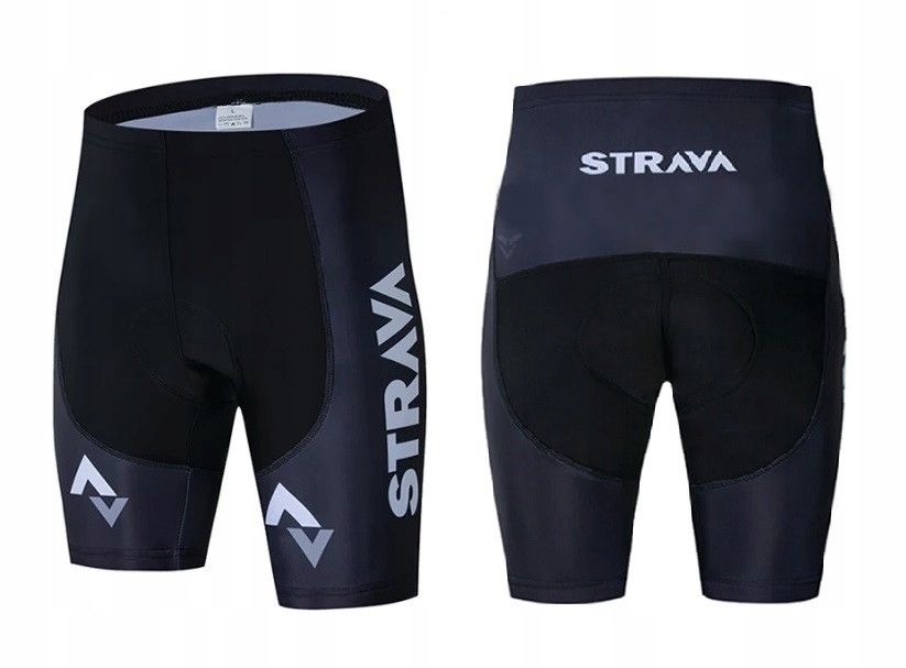 STRÓJ ROWEROWY MĘSKI STRAVA NIEBIESKI SPODENKI ŻELOWE KOMPLET ROWEROWY L Płeć produkt uniseks