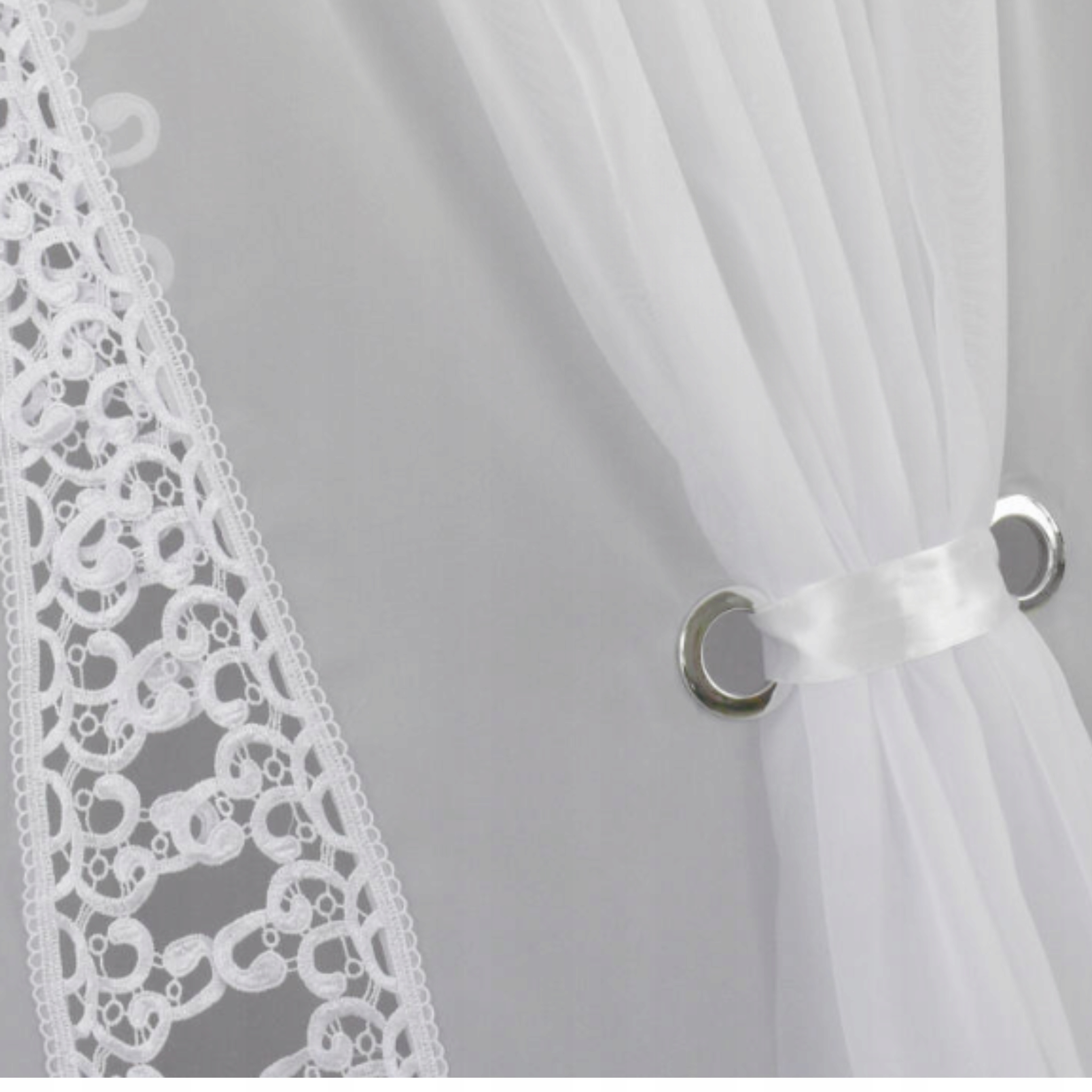 FIRANA GOTOWA 600x150 FIRANY FIRANKA BIAŁA KOKONY Marka inna