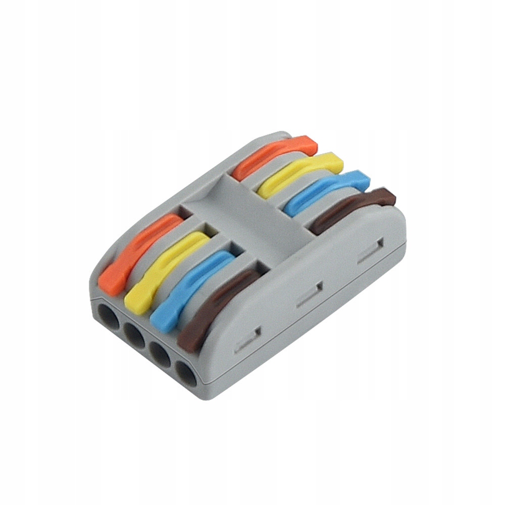 

Szybkozłączka elektryczna przelotowa 4x0,8-4mm3