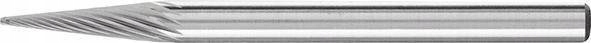 Malá fréza trzpie.ze stop. tward.stoż.ost.0307 5 3mm 3x7mm Pferd