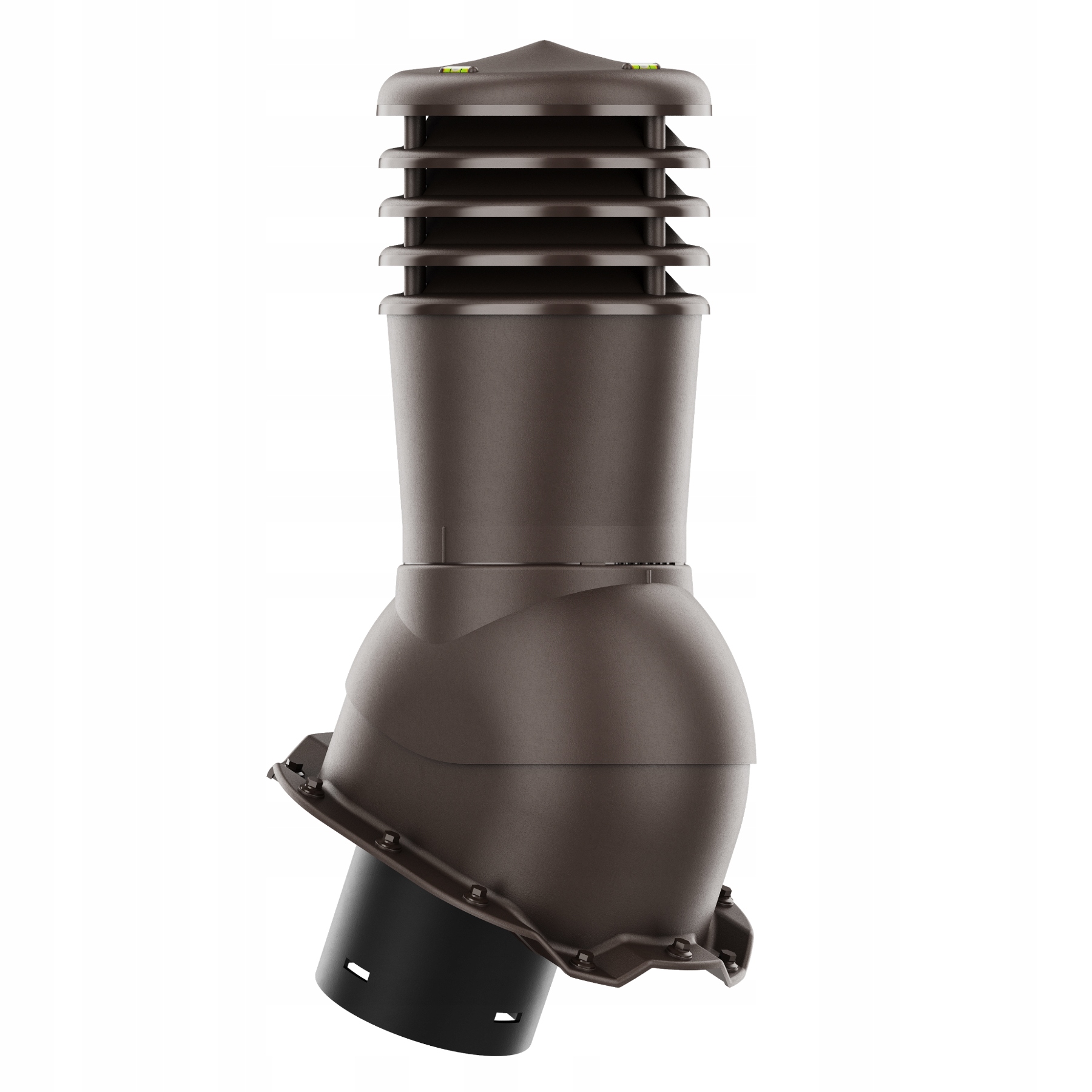 Větrací komín nezateplený Smart fi150 Trapez T14 Tmavě Hnědý 8019
