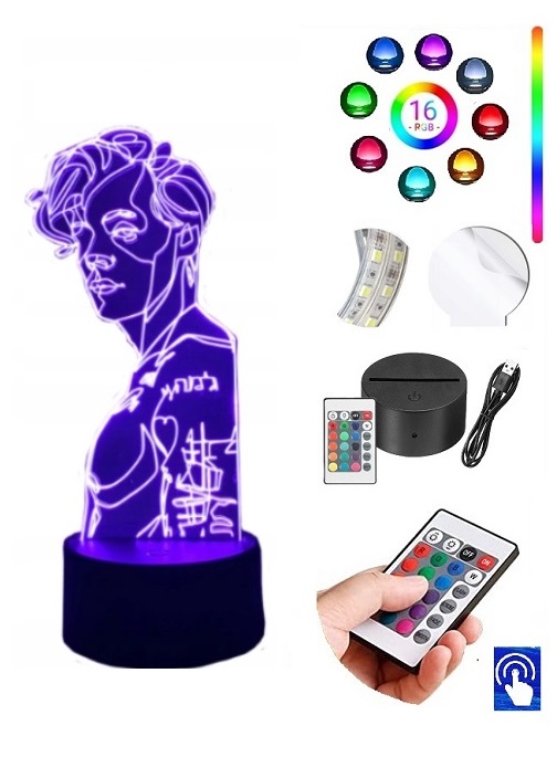 

Lampka na biurko Harry Styles 16kol. Led Plexido