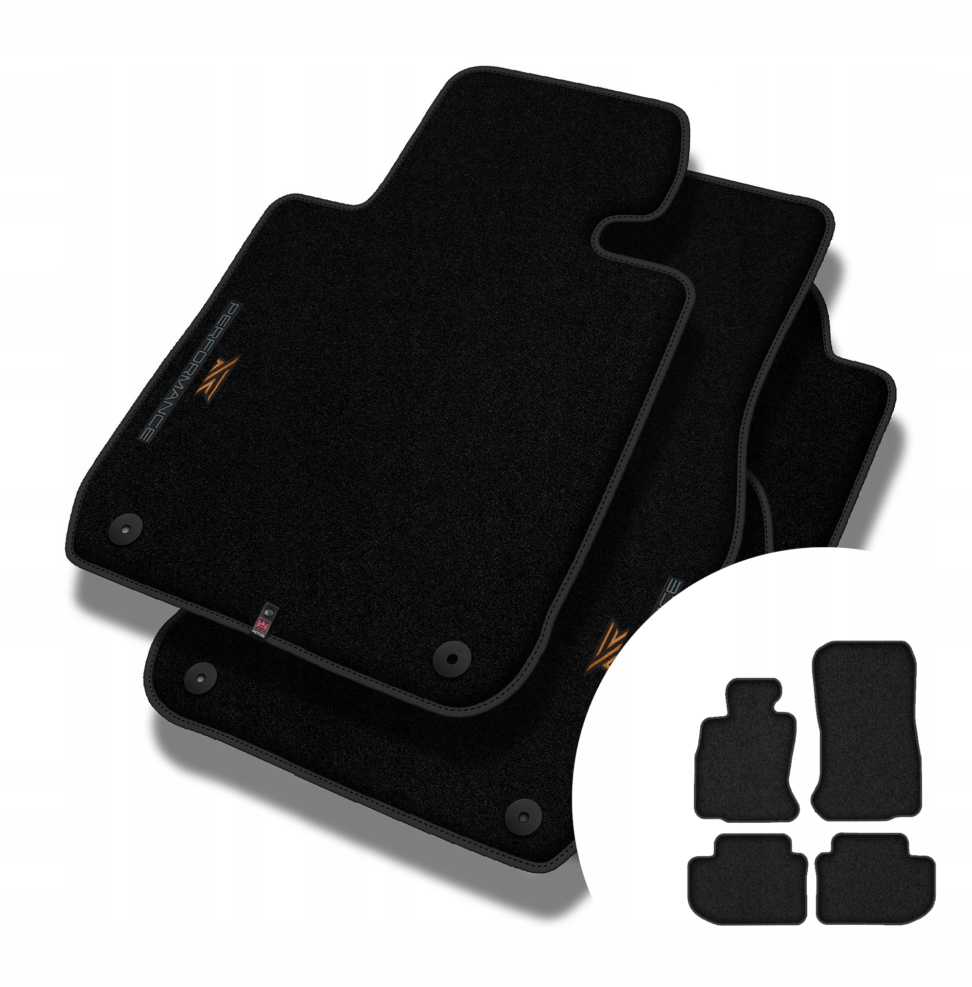 Velúrové koberčeky Performance Premium pre Bmw radu 6 F06 2011-2019