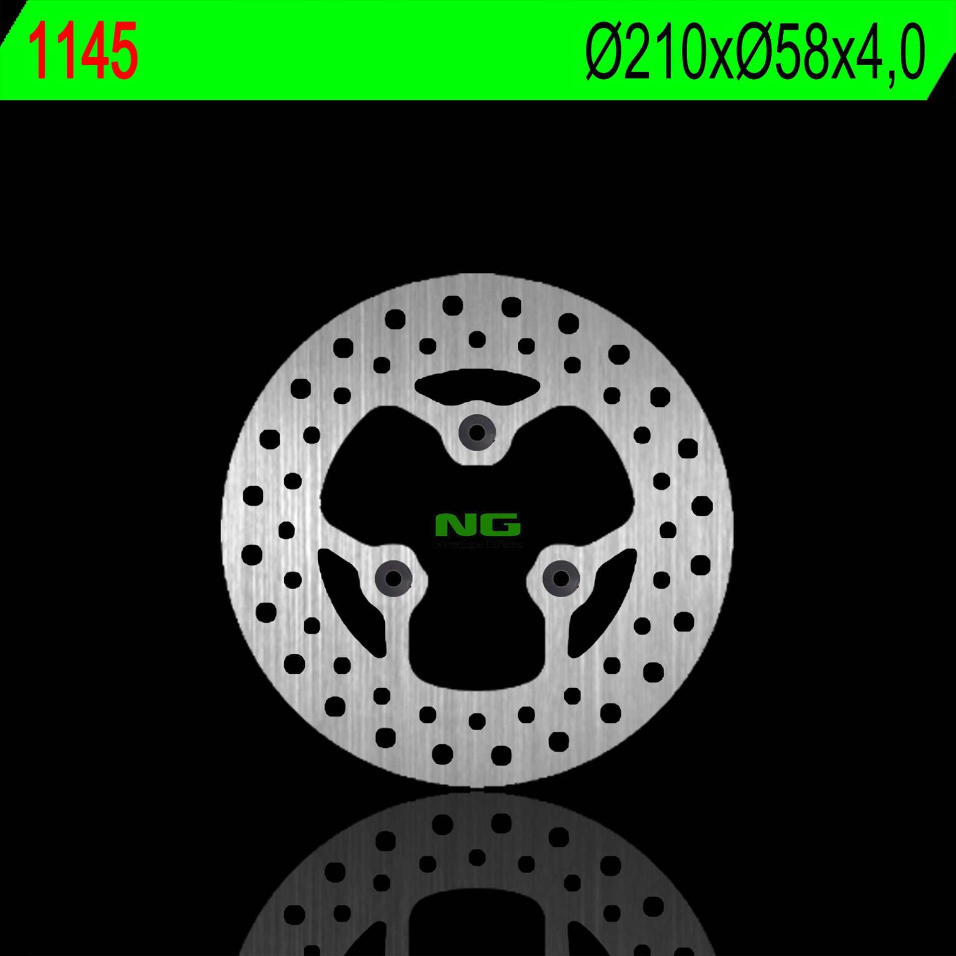 NG TARCZA HAMULCOWA TYŁ PEUGEOT CITYSTAR 125 14-21, SATELIS 125 '06-19, ELY