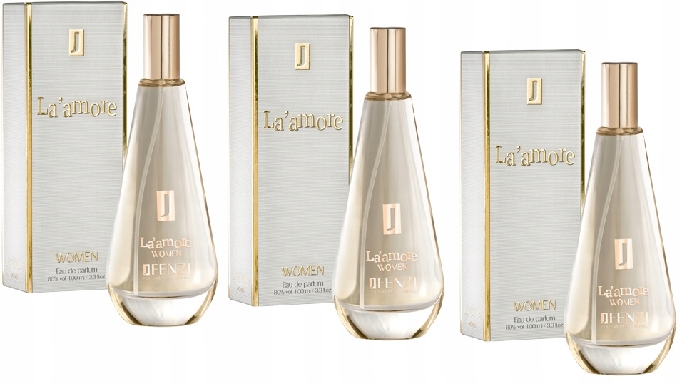 JFEnzi La'amore 3x100 ml parfémovaná voda Dárek