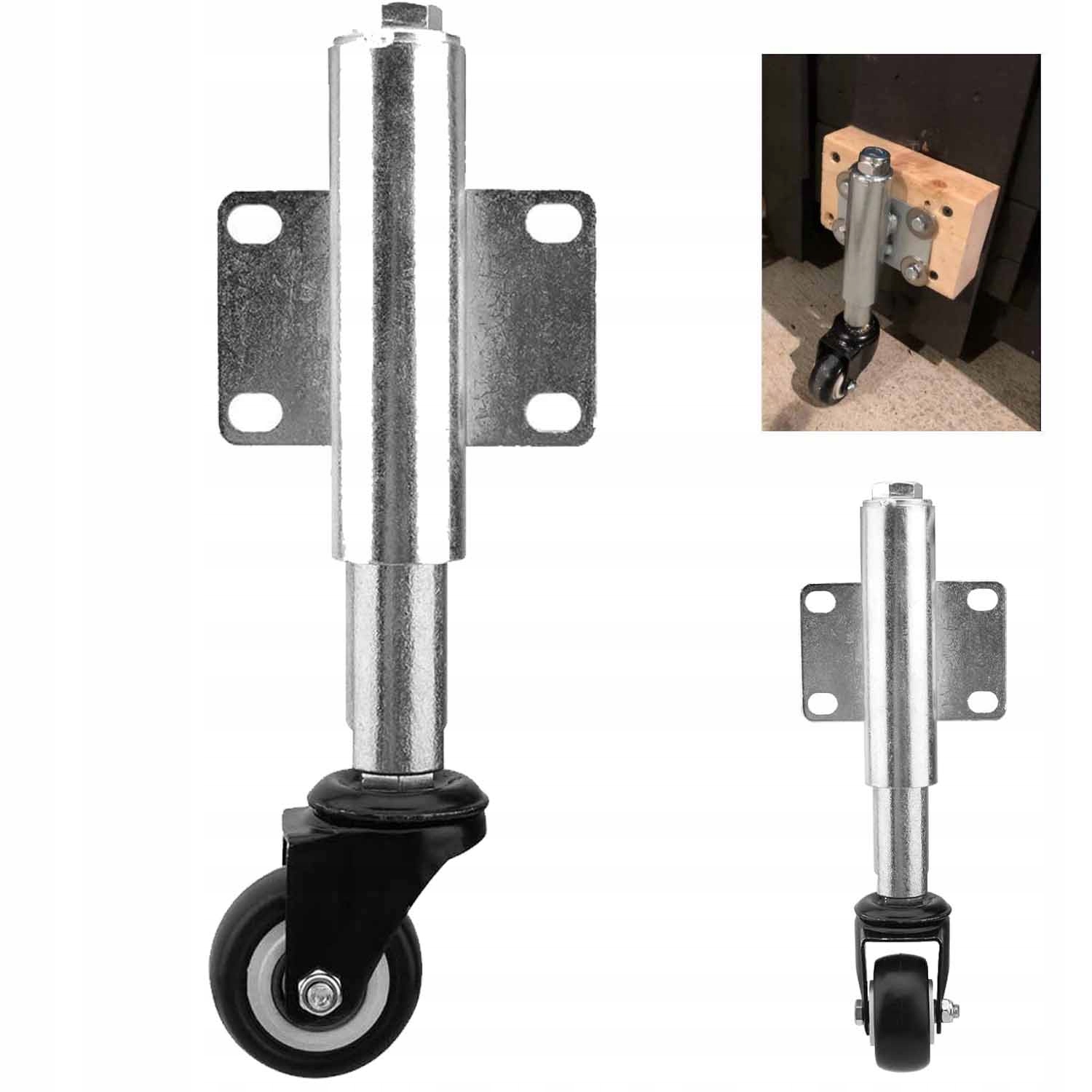 Kółko do bramy z amortyzatorem 2 cale 60kg MOCNE