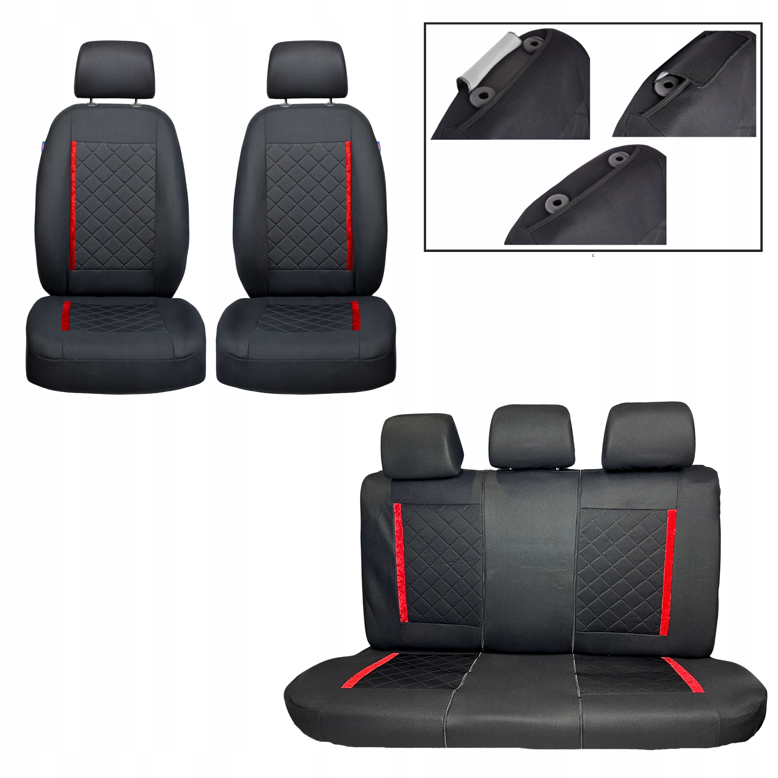 Univerzální Potahy Komplet Pro Hyundai Accent Octotextil