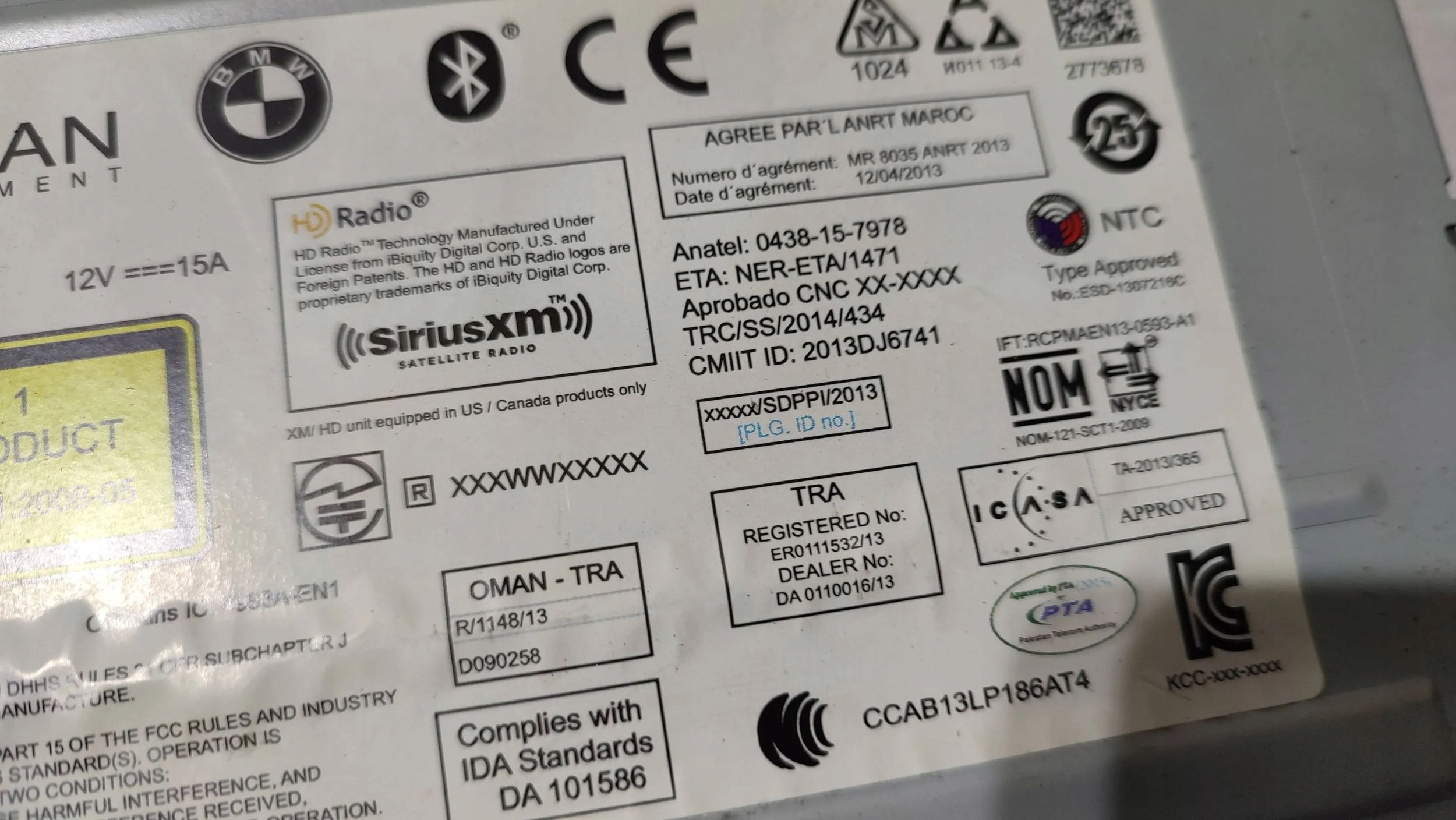 BMW X3 F25 2015 Radio
