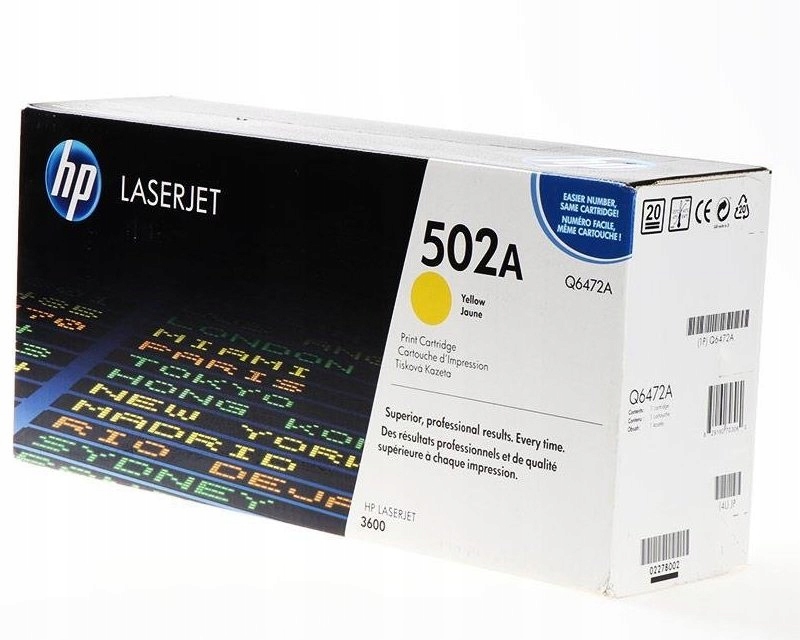 Hp Toner nr 502A Q6472A Yellow 4K