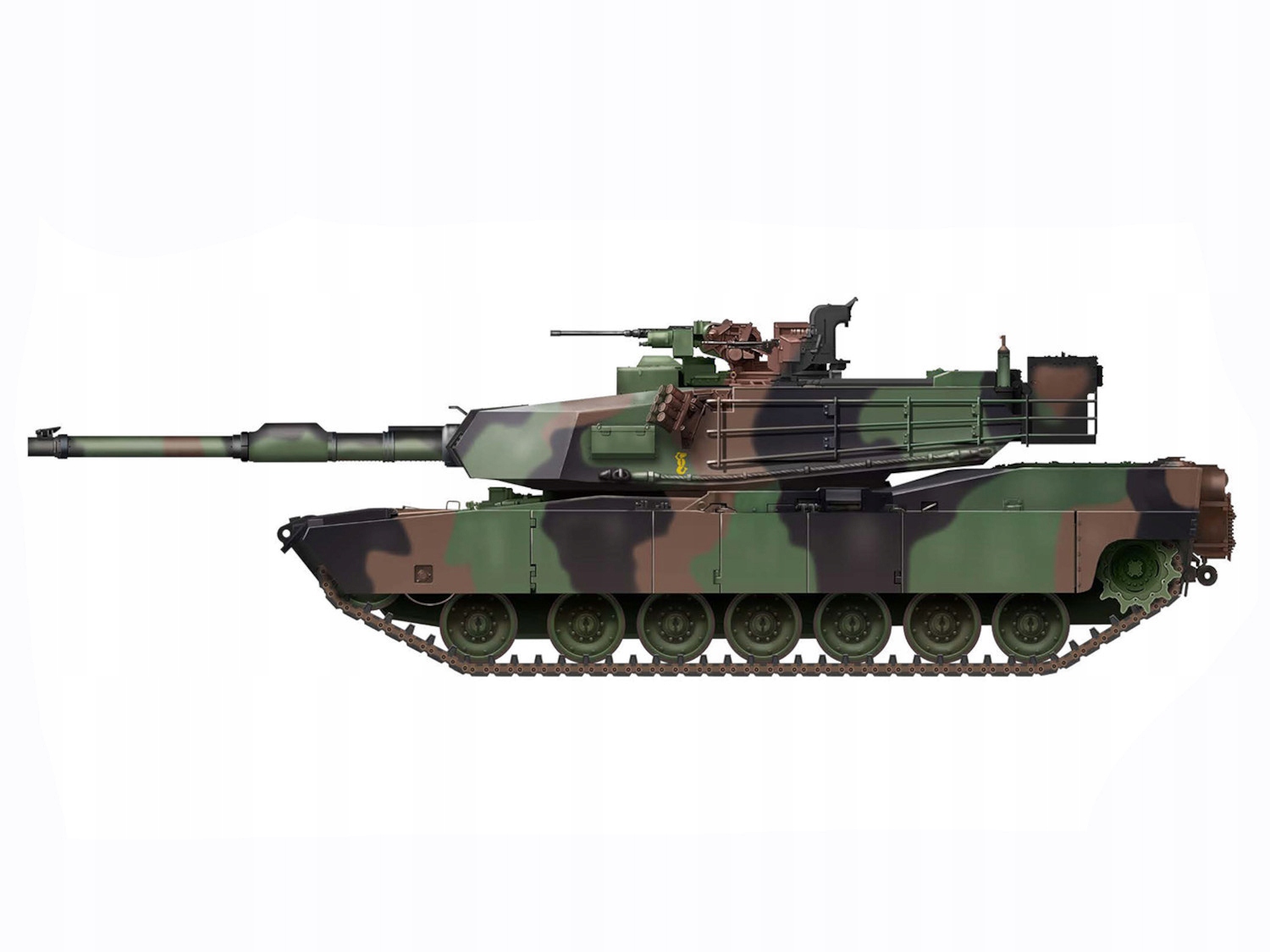 Tank M1A1 Fep Abrams Polish Army Mbt model 35007 Hobby 2000