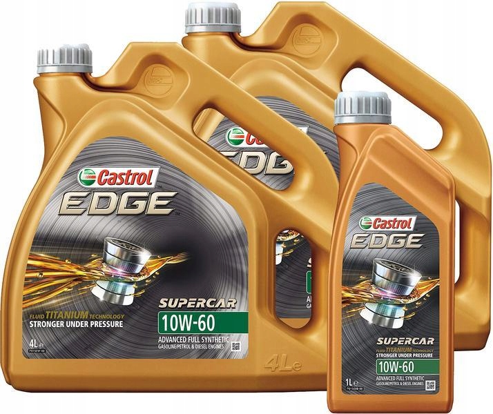 CASTROL EDGE SUPERCAR 10W60 TITANIUM FST 9L